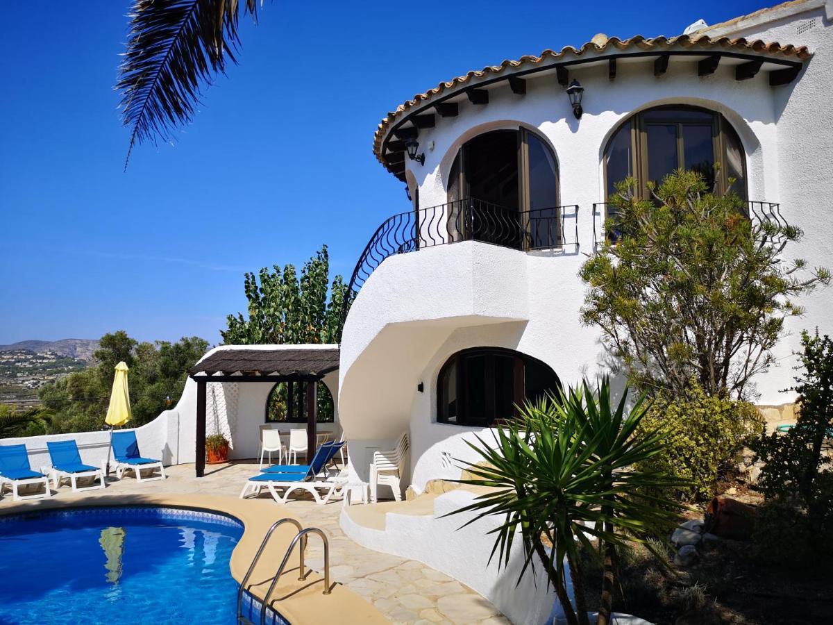 La Madrugada - Luxury Moraira Villa With Sea Views And Private Heated Pool Exterior foto